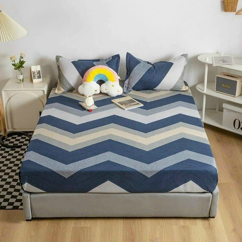 Lẻ Ga Trải Giường, Ga Bo Chun vải Cotton Poly nhiều kích thước M2/M6/M8/2M2