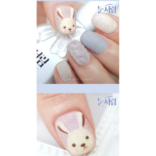 Sơn gel Sweet Candy set Snow velvet ver2 nhũ lông Hàn quốc