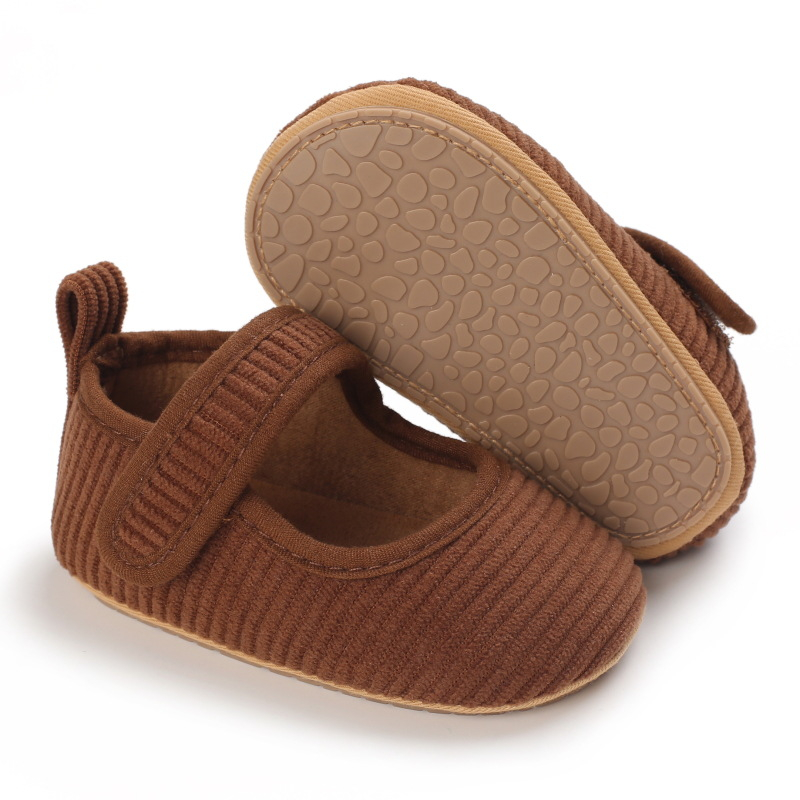 Giày tập đi cho bé đế cao su chống trơn trượt đính nơ siêu dễ thương