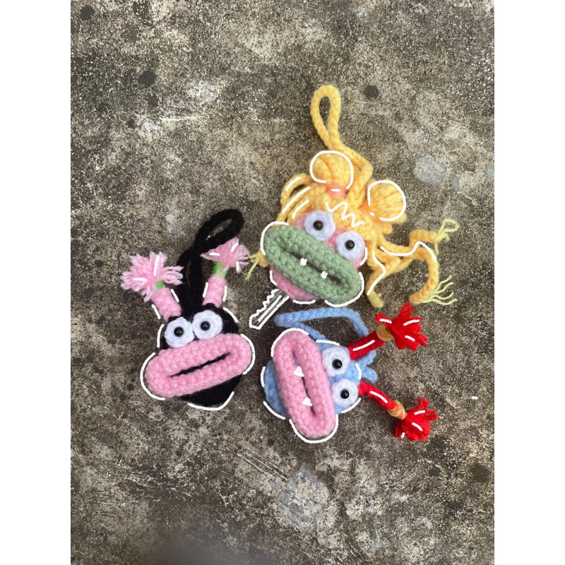 Bọc chìa khoá bằng len vô tri