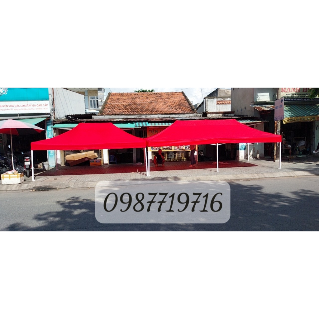 NHÀ BẠT XẾP DI ĐỘNG 3MX6M