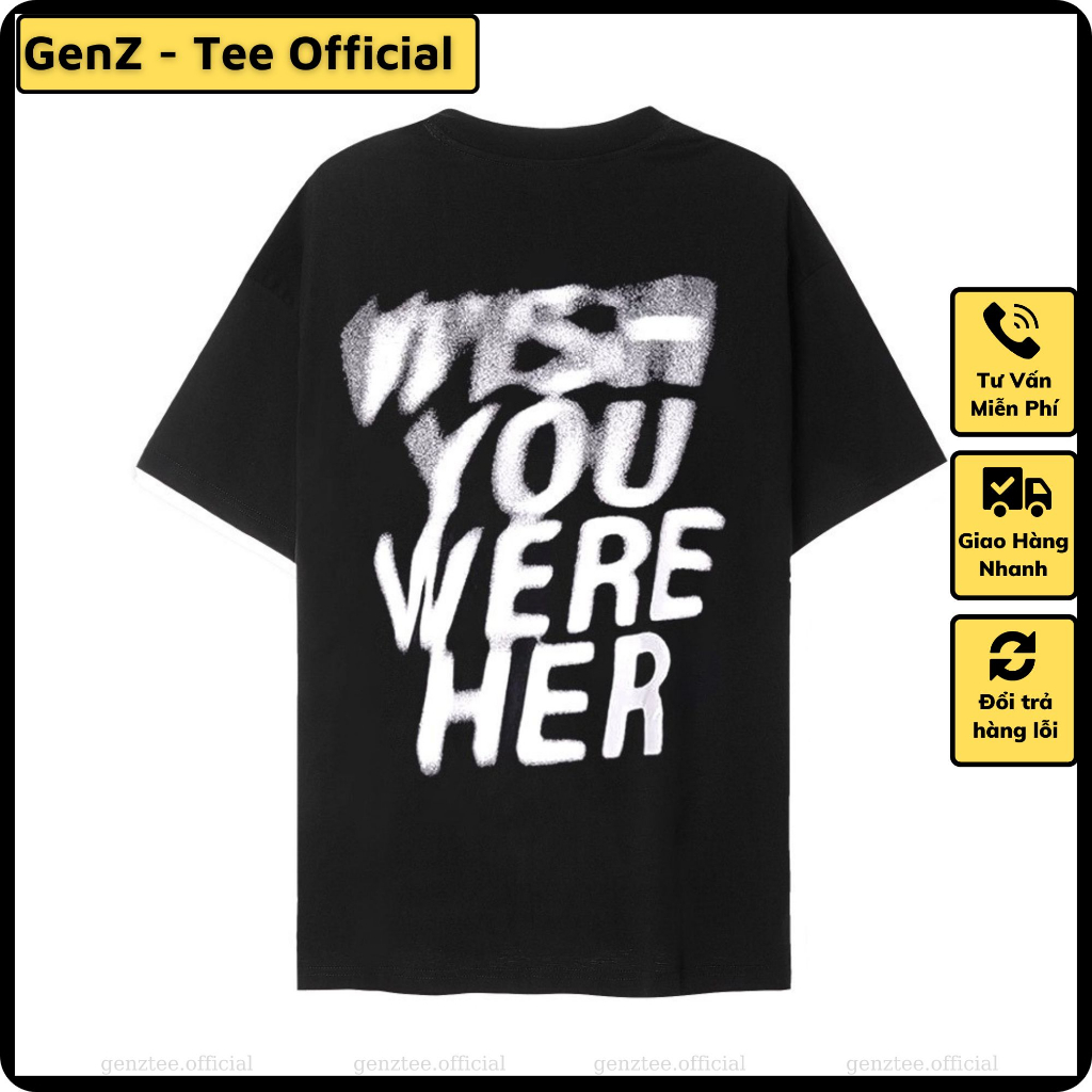 Áo thun Wish You Were Here nam nữ đủ size form rộng phong cách genz cực đẹp