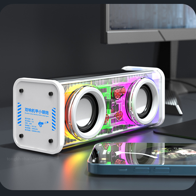 Loa bluetooth A88 led nháy theo nhạc RGB, công suất 10W, nghe nhạc hay, âm bass tốt bảo hành 12 tháng