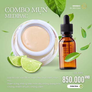 KEM DÀNH CHO DA MỤN MEDIBAC 𝐊𝐄𝐌 𝐌𝐔̣𝐍 𝐓𝐇𝐀̉𝐎 𝐃𝐔̛𝐎̛̣𝐂 𝐌𝐄𝐃𝐈𝐁𝐀𝐂