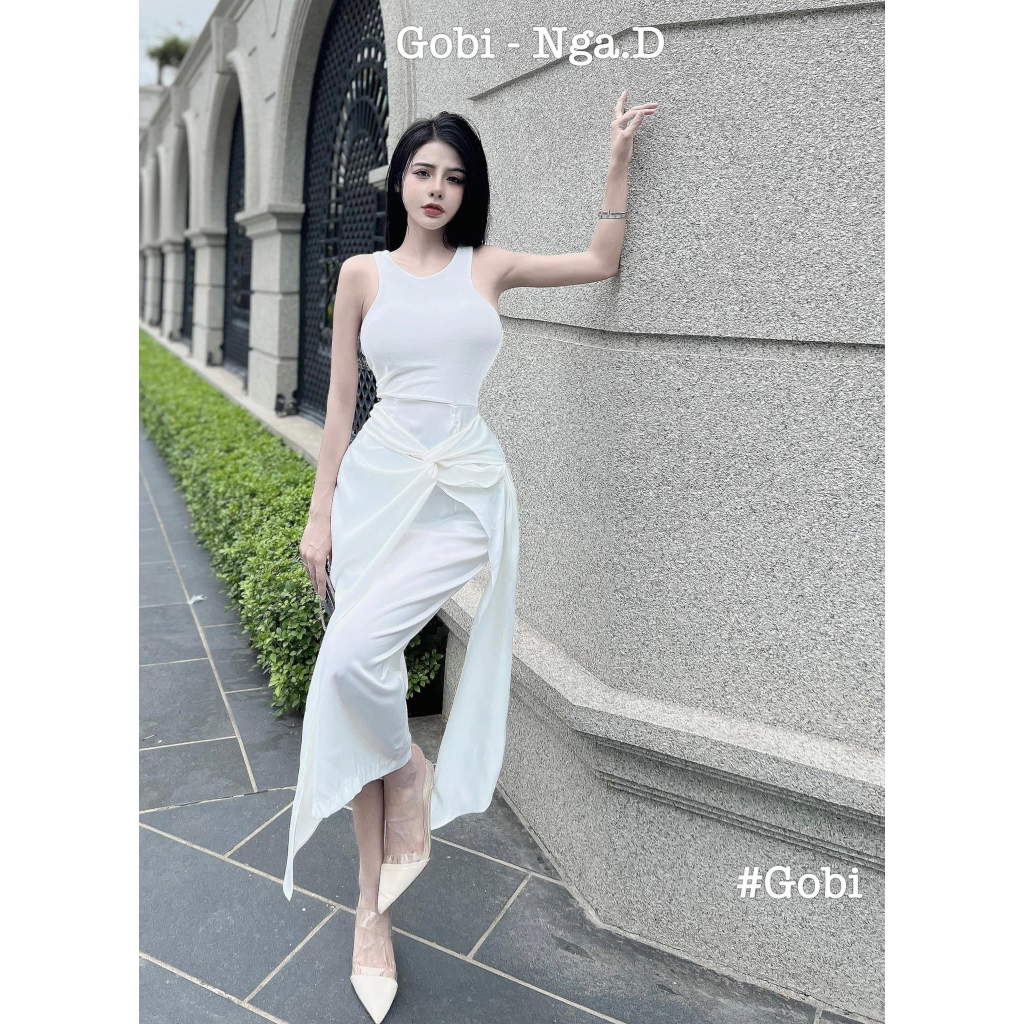 Váy body phối lụa NGD