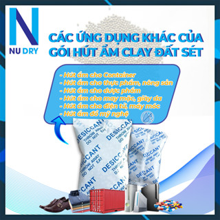 Gói hút ẩm thực phẩm Nudry Clay dùng cho đồ ăn vặt đóng gói 500 gram