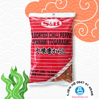 Bột ớt 7 vị  Assorted Chili Pepper S&B 300g