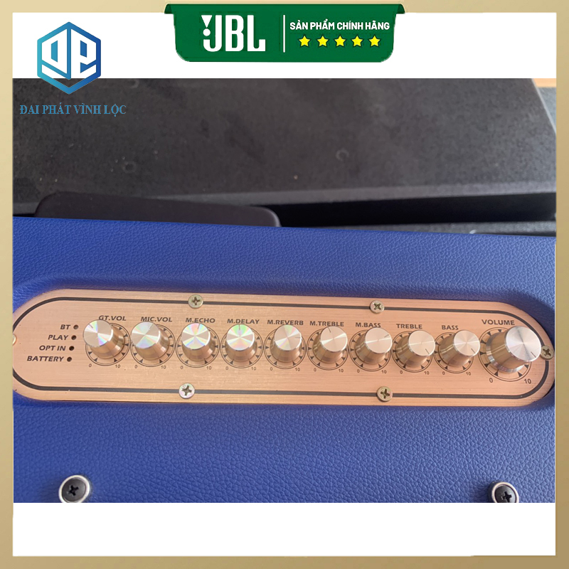 Loa karaoke xách tay JBL K-20 Loa 2 đường tiếng, 2 bass 20cm 2 Micro UHF công suất 500W JN10