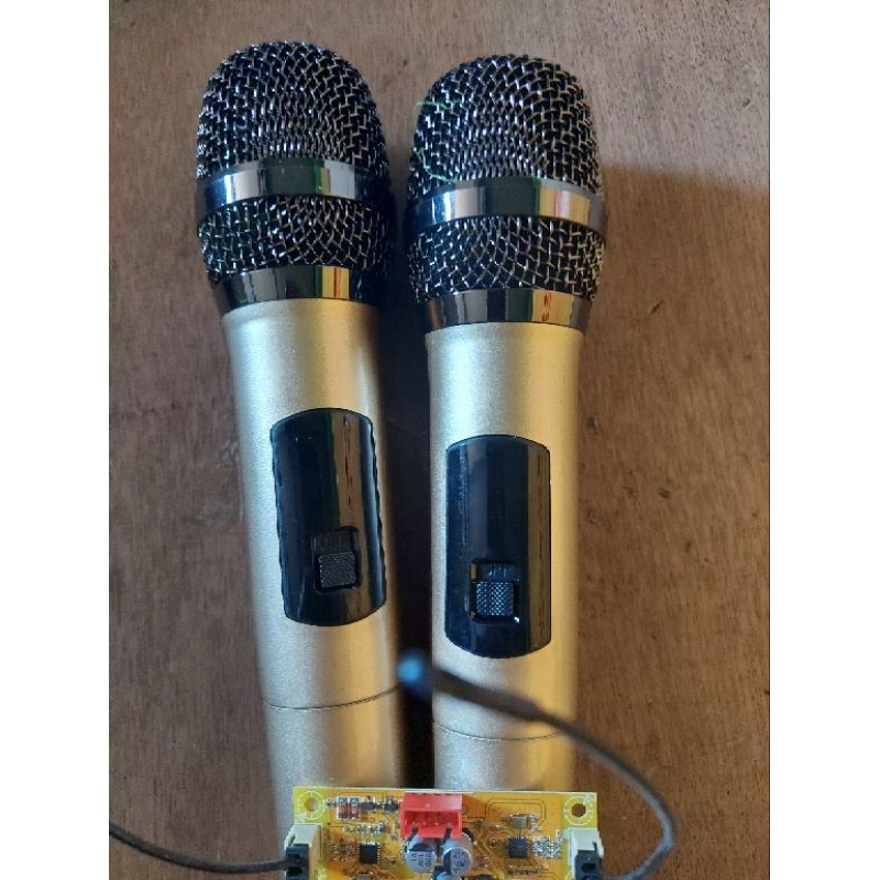 Micro Không Dây Cho Loa Kéo Màu ngẫu nhiên  - Giá 1 Cặp kèm 2 Tay Micro Và 1 Bo Mic