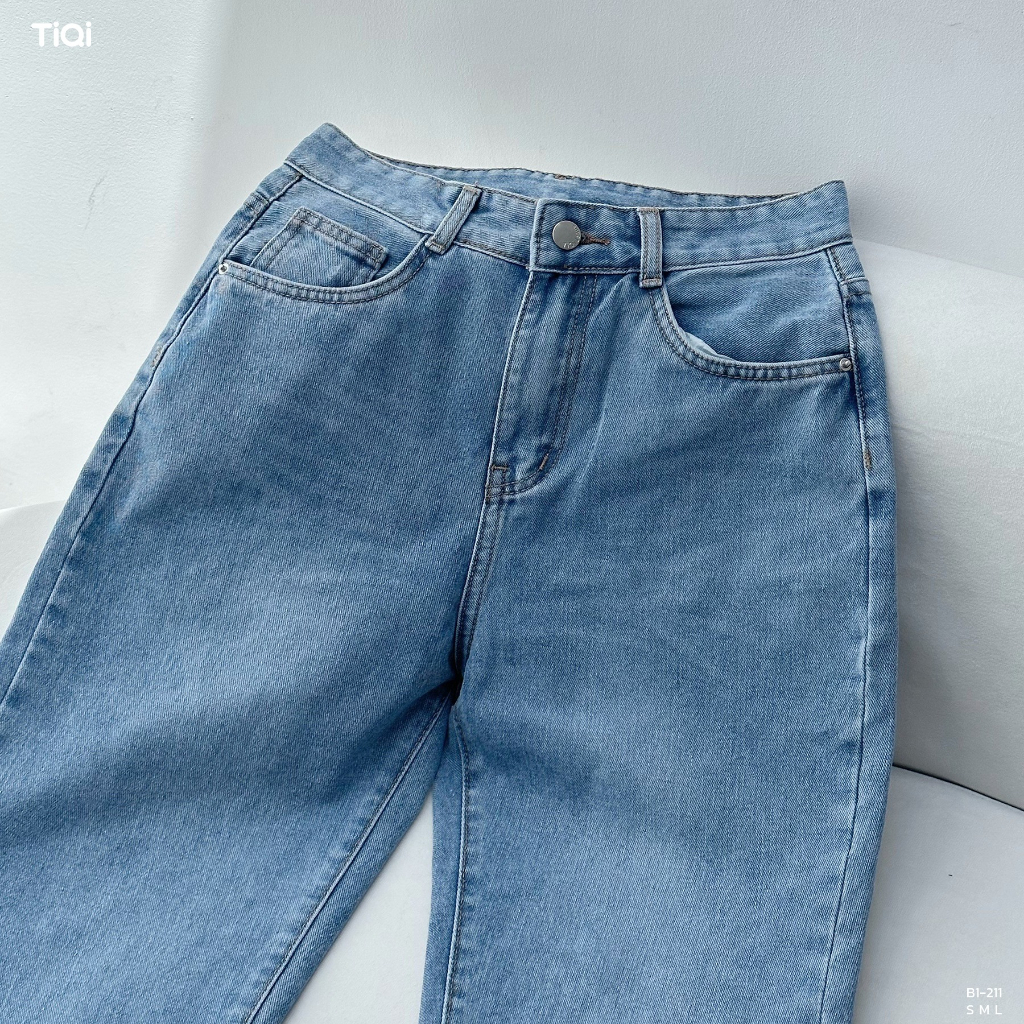 Quần Baggy Jean Trơn Hot Trend Tiqi Jeans B1-211