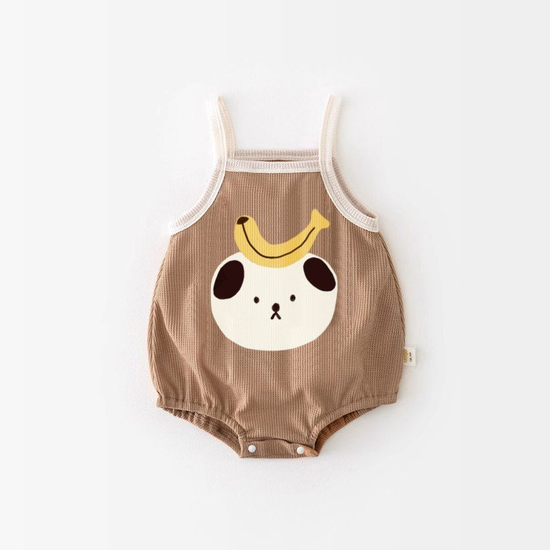 Body Chip 2 Dây LOTUKA Cho Bé, Bodysuit Cho Bé Trai Bé Gái, Bộ Liền Thân Tăm Lạnh Hình Động Vật Dễ Thương Size 3-12kg