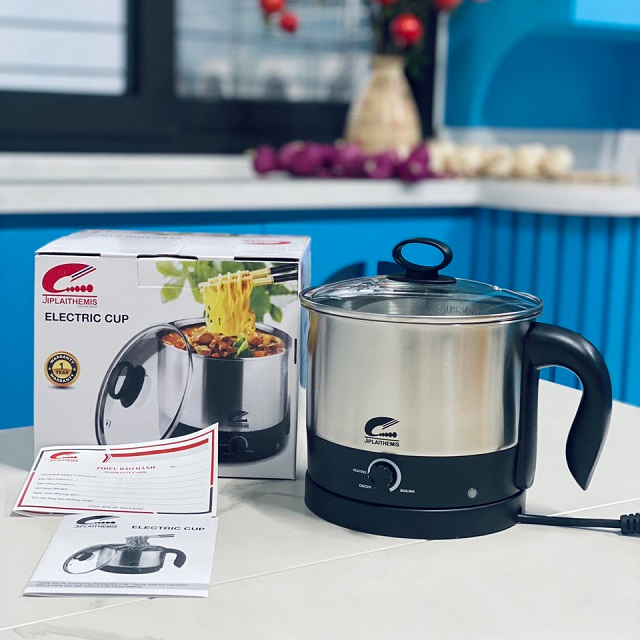 Ca nấu mì, nấu lẩu đa năng có chiết áp đế rời