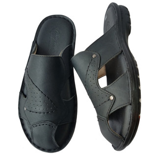 Dép Nam Bít Đầu Da Bò BIGBEN Cao Cấp DN263