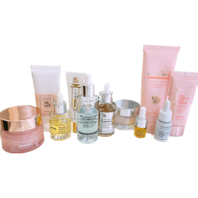 Combo đủ bộ srum nám krlab+sản phẩm rose de seoul 50gam hạn 2026