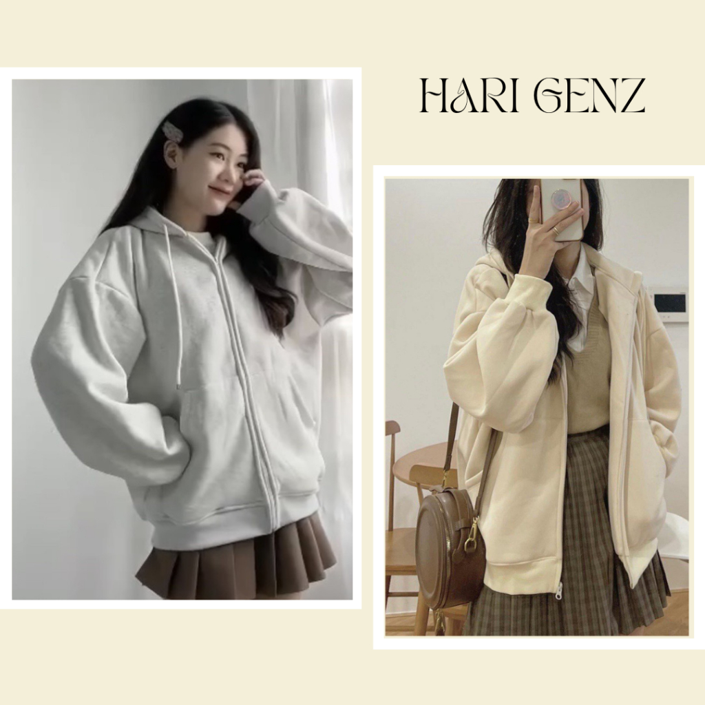 Áo khoác sweater basic Hari GenZ 001 P8k4
