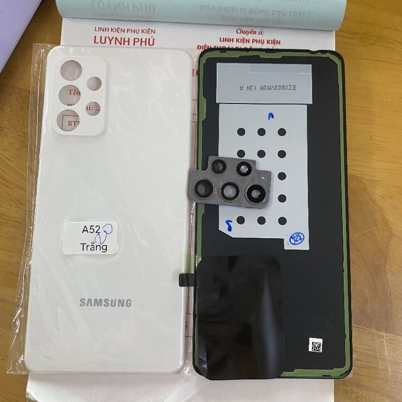 Nắp lưng samsung A52 A52S có kính camera bao test,cụm kính camera samsung A52 A52S