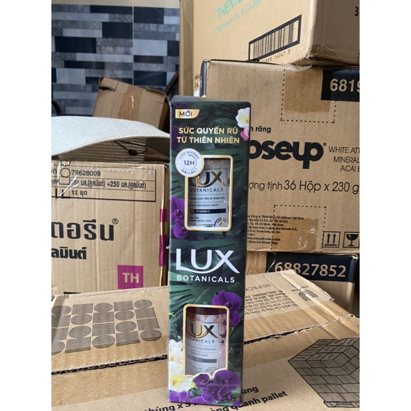 Combo 2 chai sữa tắm 100g hương hoa hồng và lan tiên & tràm trà