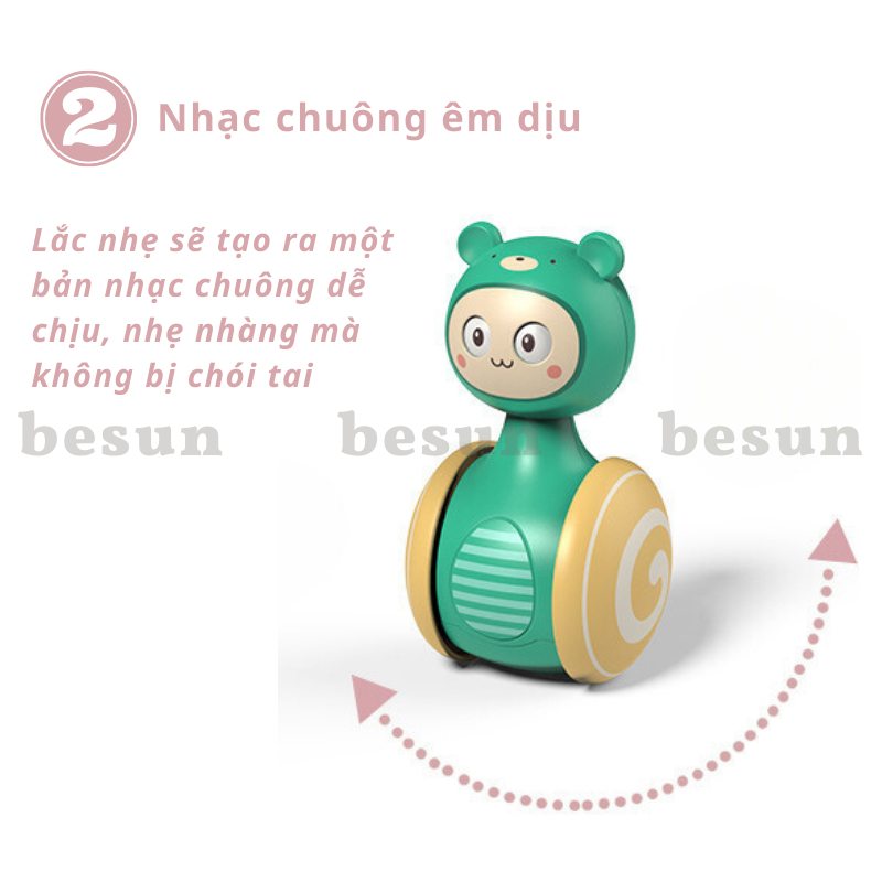 Đồ chơi lật đật biết chớp mắt cho bé
