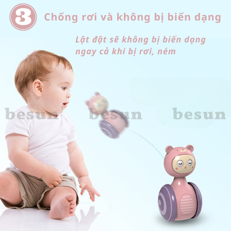 Đồ chơi lật đật biết chớp mắt cho bé