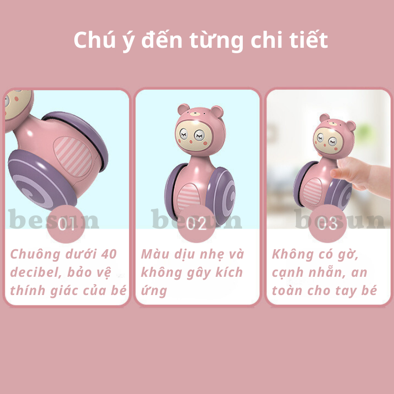 Đồ chơi lật đật biết chớp mắt cho bé