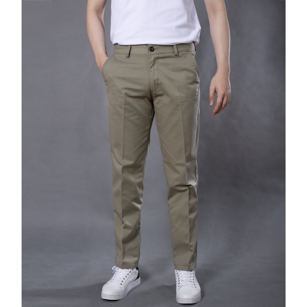 Quần dài kaki trung niên màu sắc trang nhã, thanh lịch và dễ dàng phối đồ