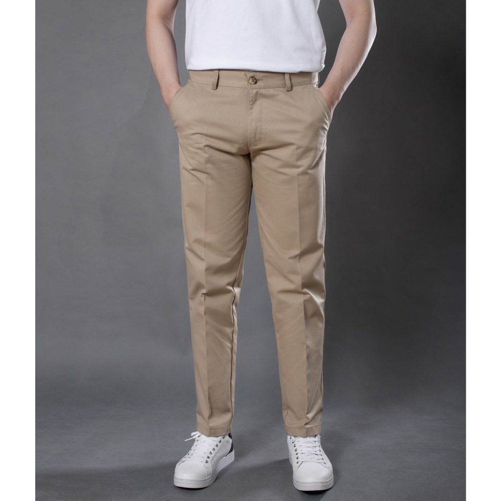 Quần dài kaki trung niên màu sắc trang nhã, thanh lịch và dễ dàng phối đồ