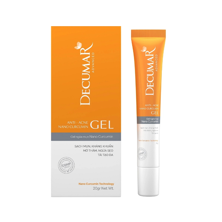 DECUMAR ADVANCED GEL - Giảm mụn sáng da 20g