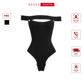 Jumsuit trễ vai đính cúc 𝐃𝐗 𝐃𝐄𝐗𝐔𝐒_dxj120098