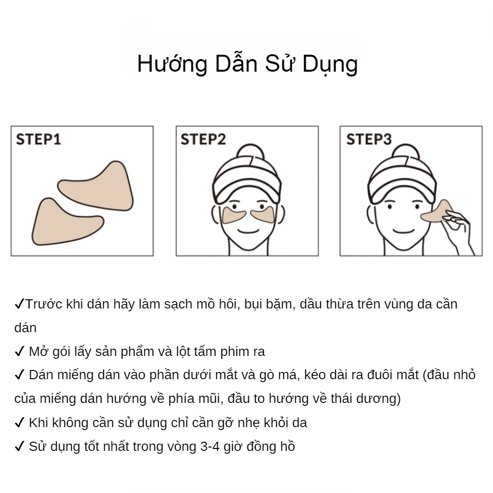 Miếng Dán Chống Nắng Dưỡng Da Dưa Hấu Vùng Mắt và Gò Má HEIMISH Golfer Sun Patch Watermelon Outdoor Soothing