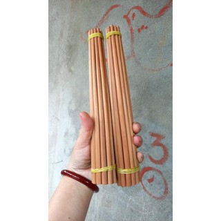 Combo 10 đôi đũa ăn cơm, đũa tre già tự nhiên vót tay thủ công