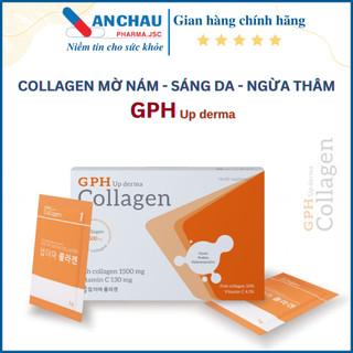  Bột Collagen GPH Up Derma nhập khẩu Hàn Quốc hỗ trợ làm đẹp da mờ nám cải thiện các vấn đề xương khớp 
