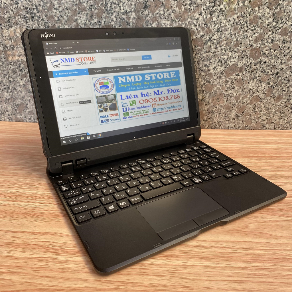 Máy tính bảng Fujitsu Arrows Tab Q509 Q5010 Windows 10 Ram4G