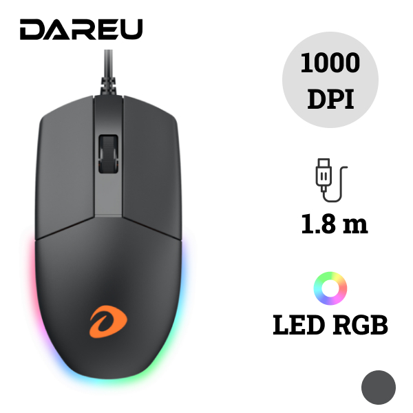 Chuột có dây Dareu LM130S RGB  Hàng chính hãng Bảo hành 24th