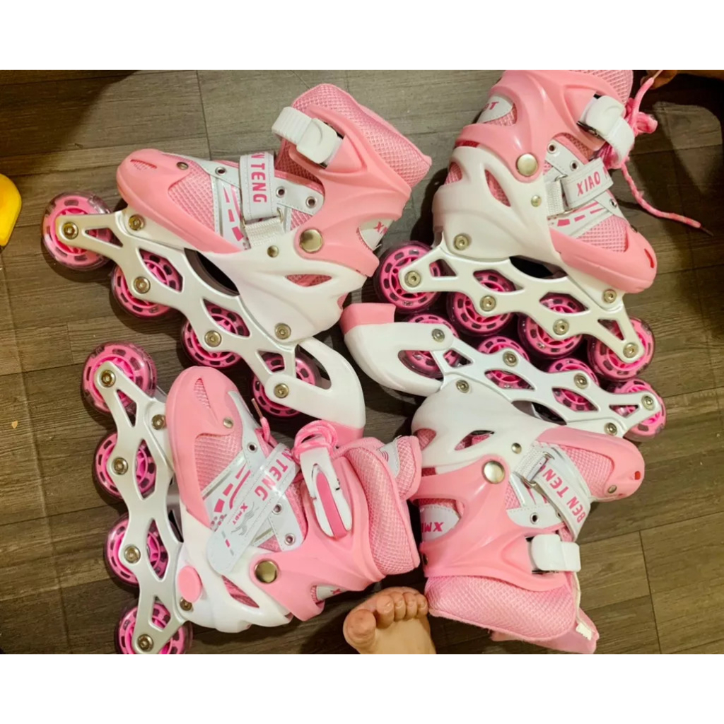 Giày Trượt Patin Centosy Bear Có Bánh Đèn Phát Sáng, Chỉnh Được Size