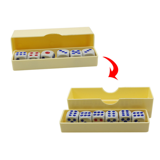 Ảo thuật hộp 6 xí ngầu như ý Kingmagic lắc siêu chuẩn