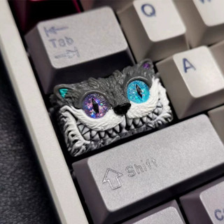 Nút Bàn Phím Cơ Keycap Artisan Cheshire Cat  Keycap trang trí bàn phím cơ Lionvn