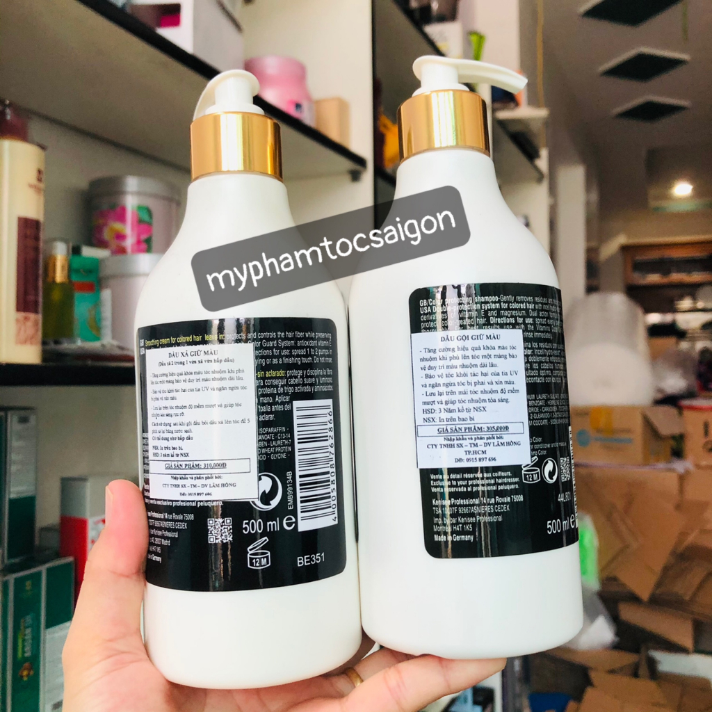 DẦU GỘI VÀ DẦU XẢ KENISEE 500mlx2