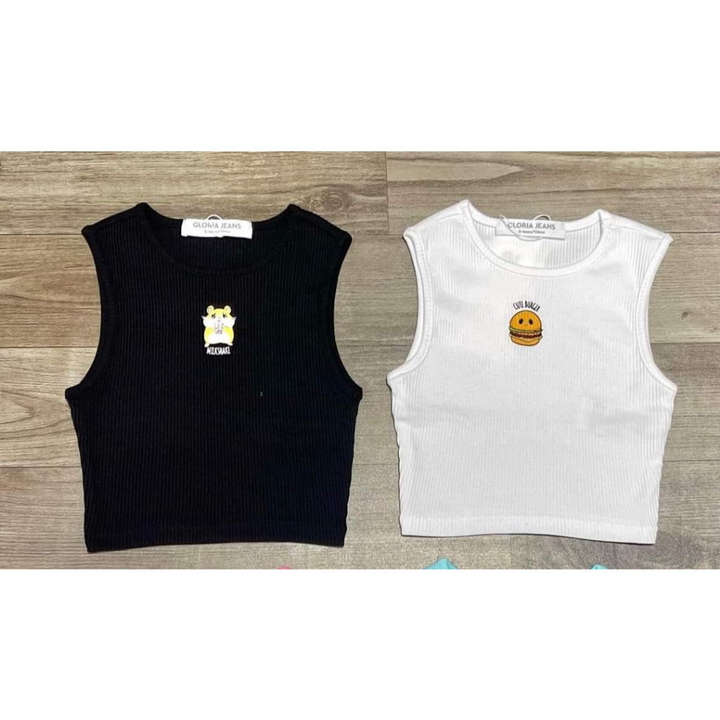 Áo thun Croptop bé gái vnxk thun co giản