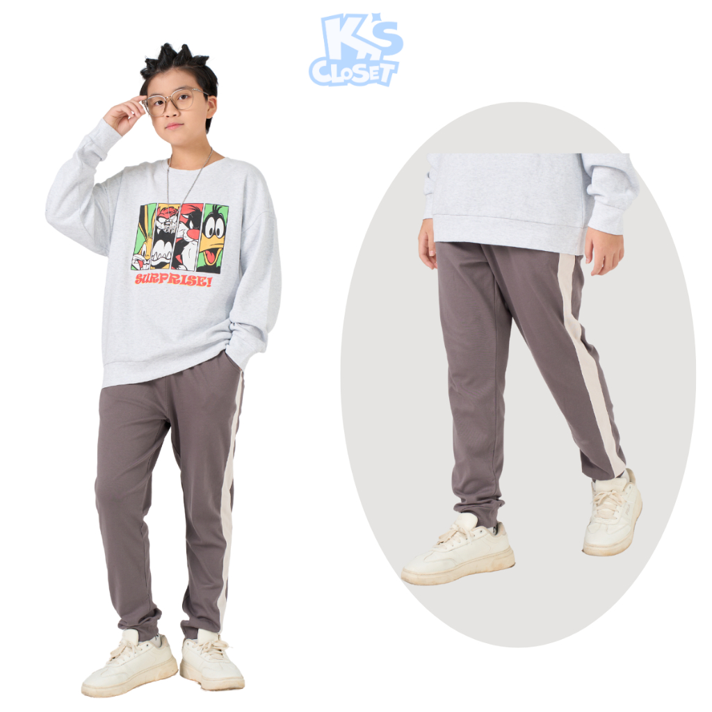 Quần Jogger Cotton Bé Trai Và Bé Gái K'S CLOSET (2-14T) Năng Động, Thoải Mái KT238TWF/E004TWF/KT199TWF/E012TWF/KT049THF