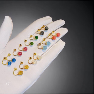 bông tai chốt ren các loại đá( khách lấy màu nào vào để lại ghi chú cho shop)