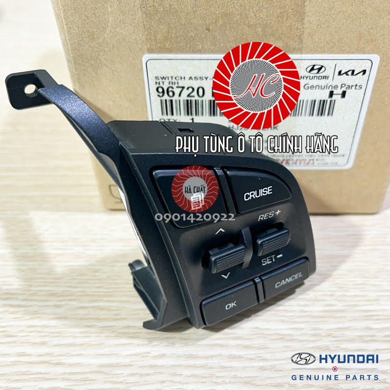 Phím vô lăng HYUNDAI TUCSON 2016-2021 🎯 Nhập khẩu HYUNDAI MOBIS Hàn Quốc - Phím đa phương tiện & cruise control