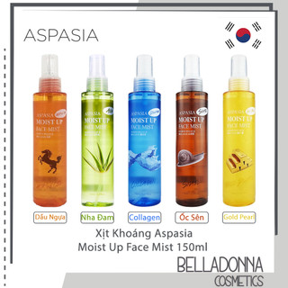 Xịt Khoáng Aspasia Moist Up Face Mist 150ml