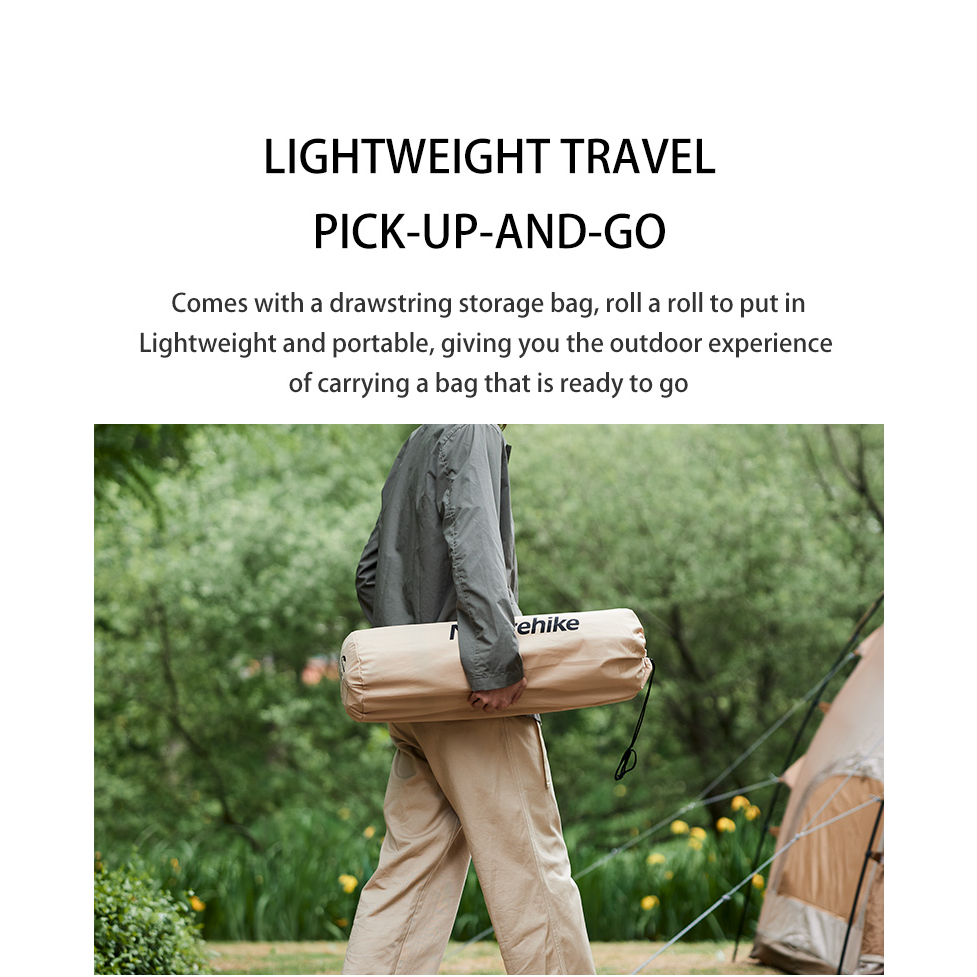 Đệm tự bơm hơi kèm gối D01 NatureHike CNK2300DZ014