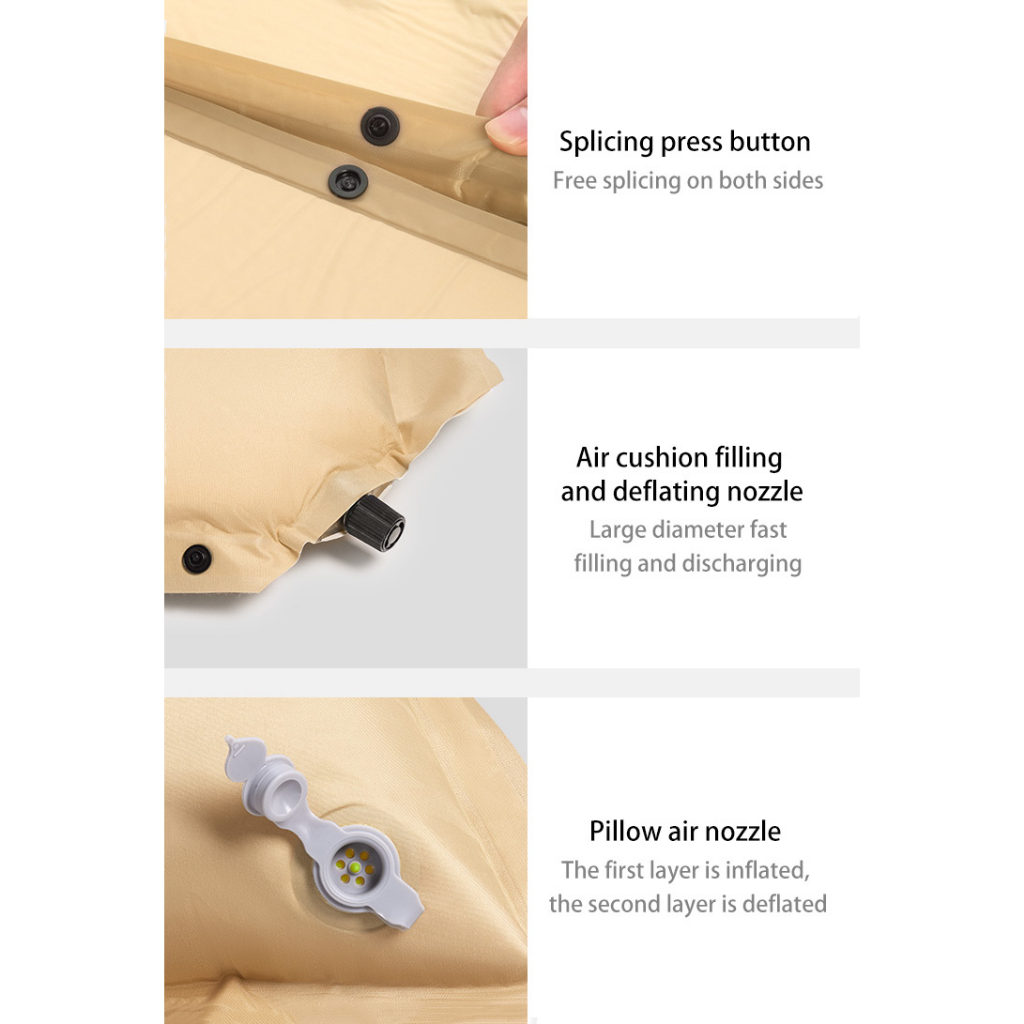 Đệm tự bơm hơi kèm gối D01 NatureHike CNK2300DZ014