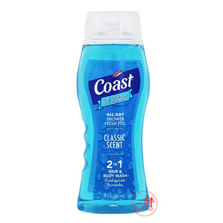 Sữa Tắm Gội Coast 2 in 1 Nam 532ml