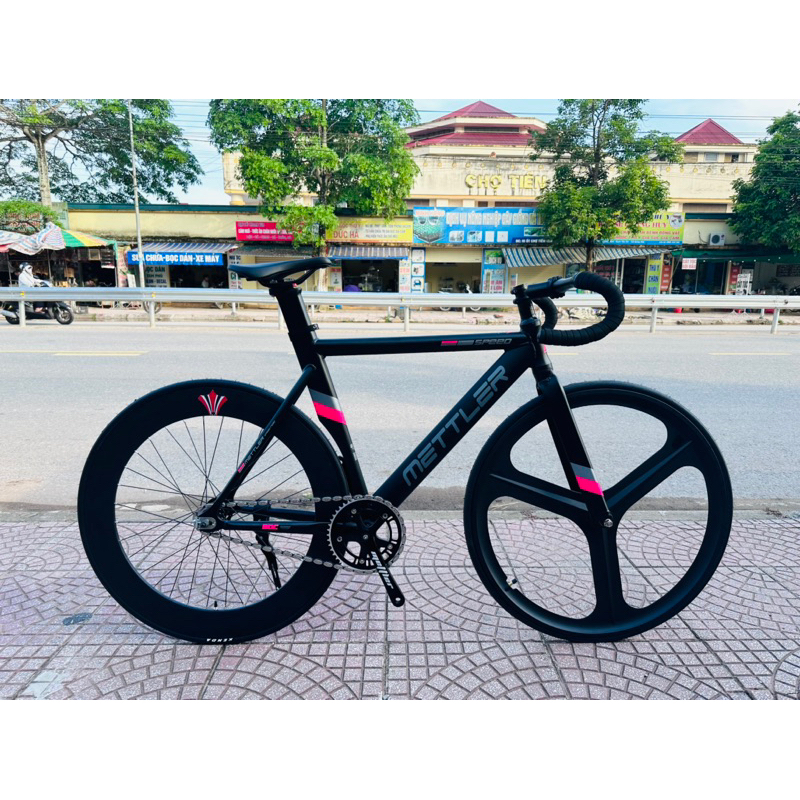 Xe đạp Fixgear Mettler khung nhôm vành trước đúc