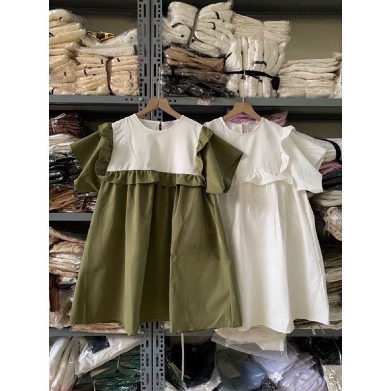 Đầm - Váy babydoll cánh tiên phong cách ulzzang