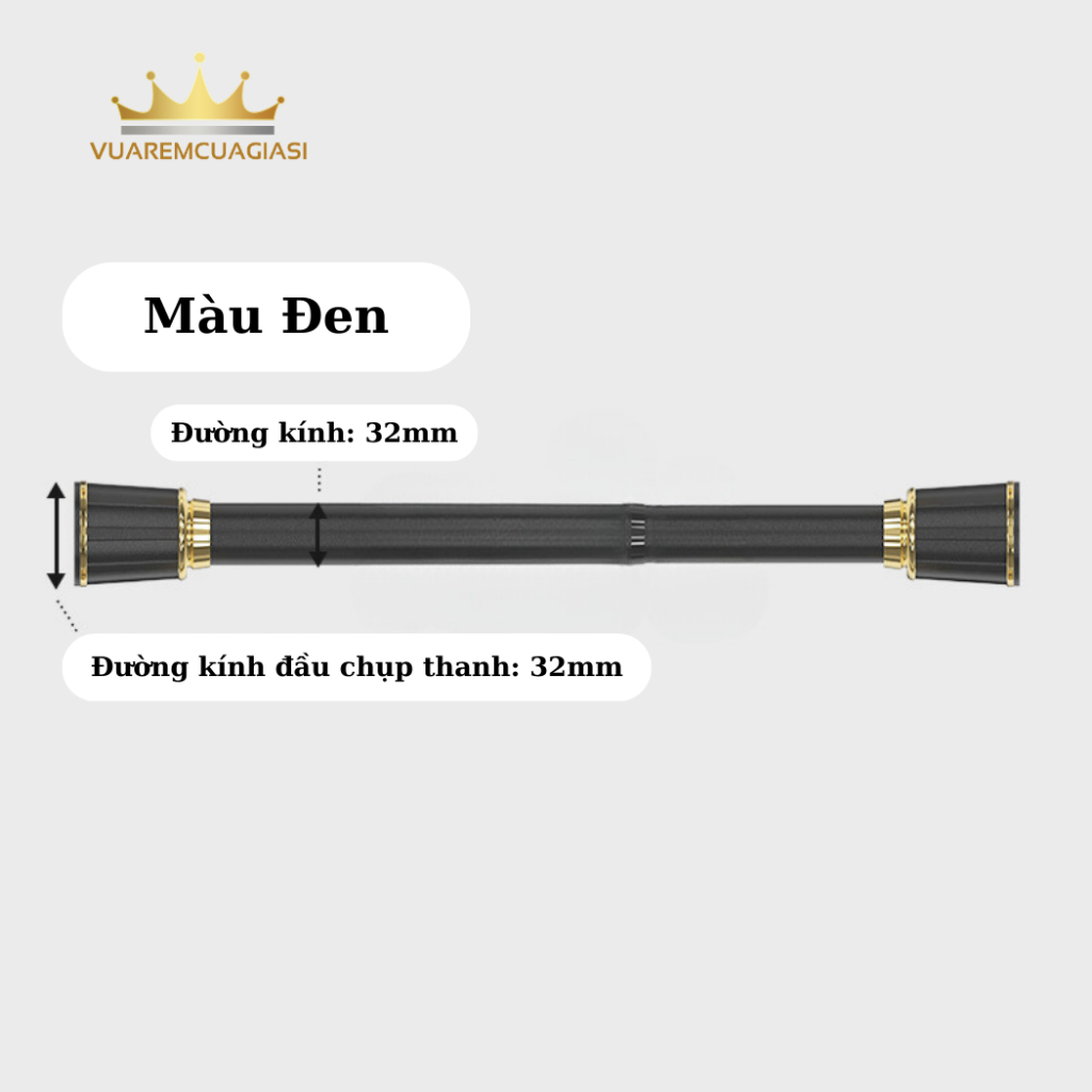 Thanh treo không cần khoan tường cao cấp,2 thép không gỉ, thanh treo La Mã, treo rèm, treo quần áo, treo rèm ngăn phòng