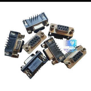 Đầu jack db9 cái rs232 cổng com chân cong