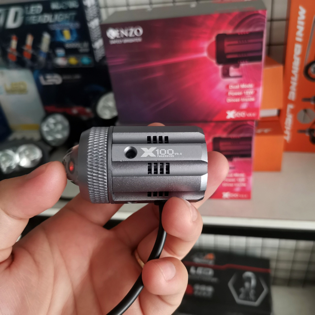 Đèn bi led mini Kenzo X100 V3.0 18W kích thước nhỏ gọn, chống nước tiêu chuẩn IP68